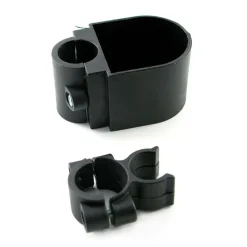 Stokkeholder med clips og cup til rollator