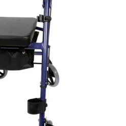 Stokkeholder med clips og cup til rollator