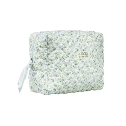 Stor toilettaske i quilt - Blomstret