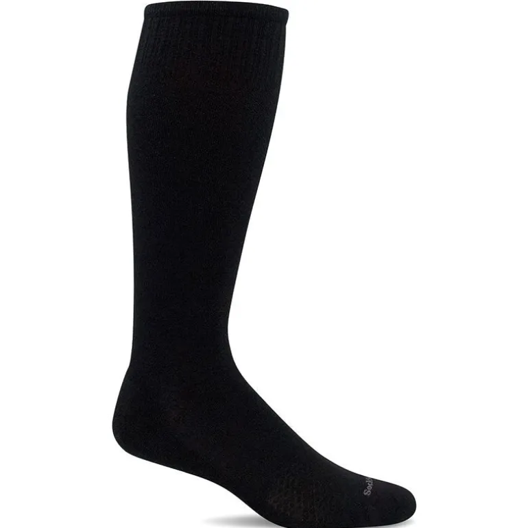 Støttestrømpe til herrer - Featherweight Black