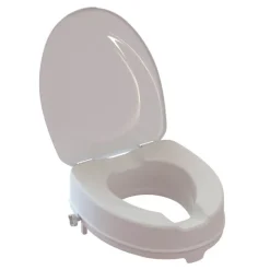 Toiletforhøjer med låg, 15 cm