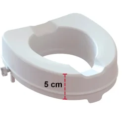 Toiletforhøjer uden låg, 5 cm