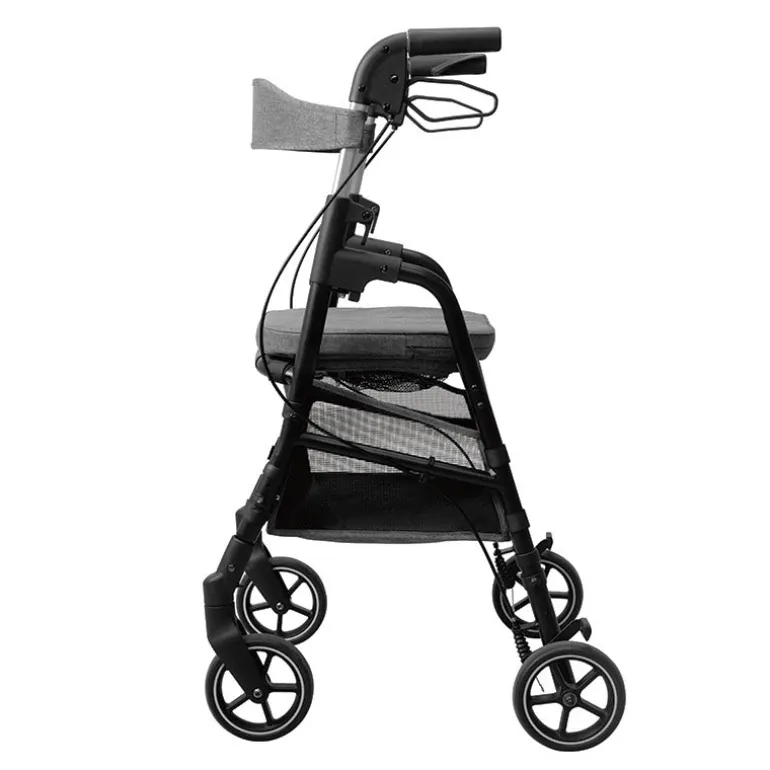 W4 rollator / indkøbsvogn - Blå