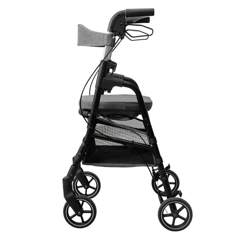 W4 rollator / indkøbsvogn - Bordeaux