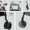 W05 rollator / indkøbsvogn - Grå