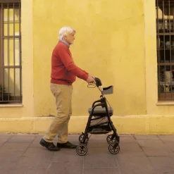 W4 rollator / indkøbsvogn - Grøn